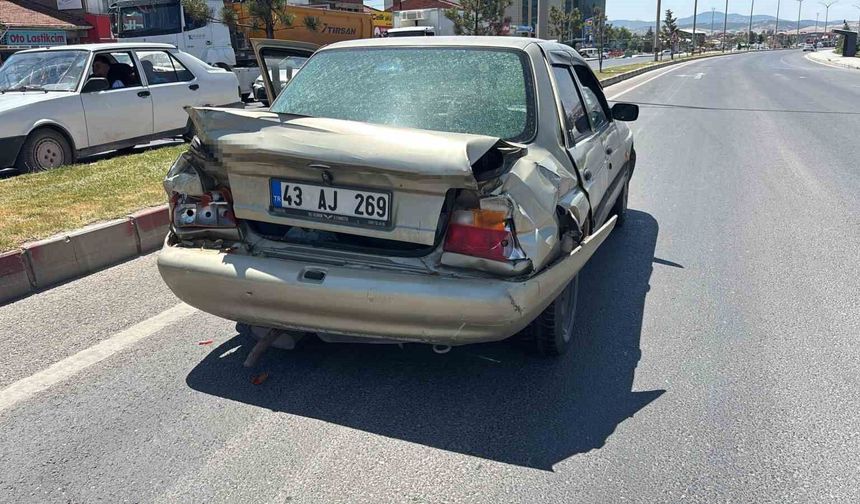 Trafik kazası 1 yaralı