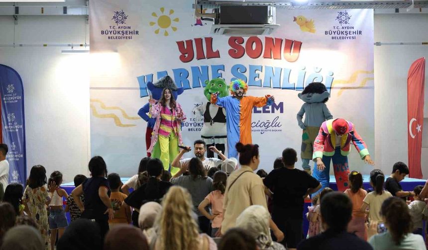 Yıl sonu karne şenliği başladı