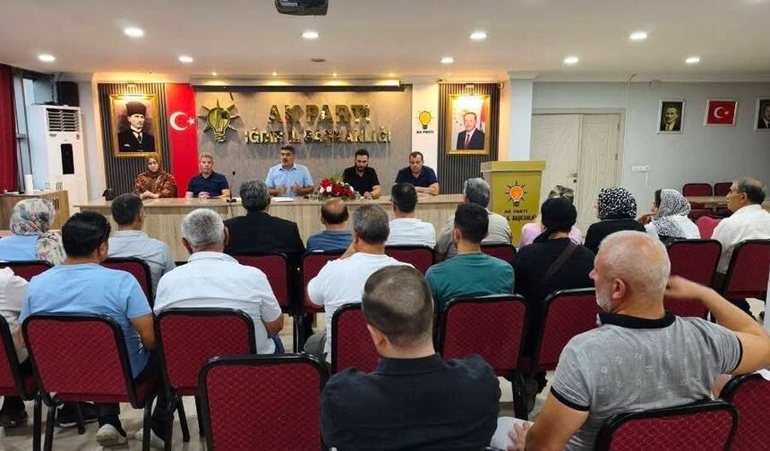 AK Parti Yönetimi Toplandı