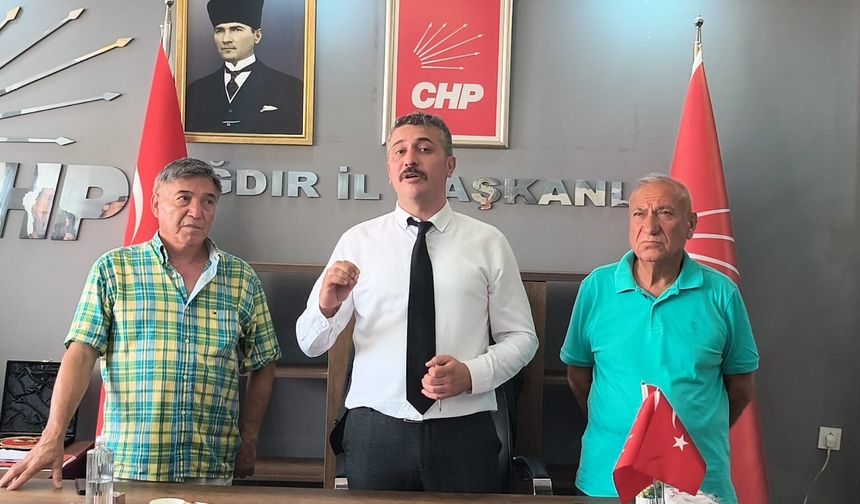 CHP Iğdır İl Başkanlığı Görevini Halil İbrahim Artantaş Devraldı