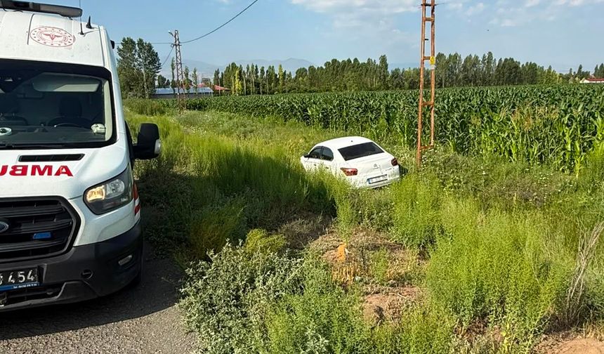 Iğdır’da Lastiği Patlayan Araç Savruldu: 2 Yaralı