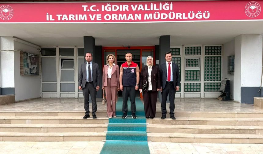 TKDK HEYETİNDEN IĞDIR İL TARIM MÜDÜRLÜĞÜNE ÖNEMLİ ZİYARET: KIRSAL KALKINMA VE DESTEKLER MASAYA YATIRILDI