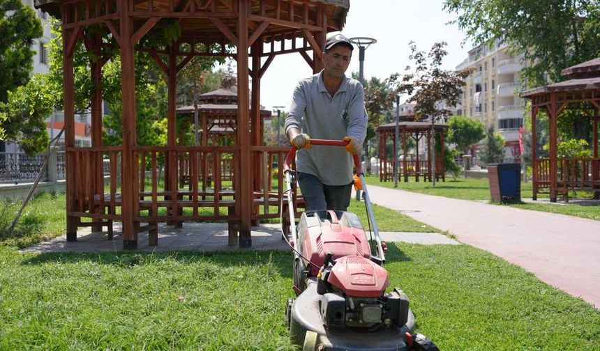 Iğdır Belediyesi’nden Yeşil Alanlarda Yoğun Mesai: Park ve Refüjler Bakıma Alındı