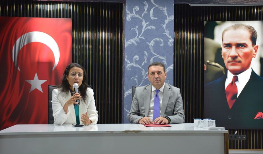 VALİ YARDIMCISI ÖZLEM KILIÇTÜRK’TEN İL MİLLİ EĞİTİM MÜDÜRLÜĞÜ’NE ZİYARET