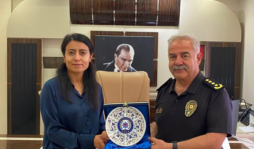 EMNİYET MÜDÜRÜ TURGAY’DAN VALİ YARDIMCISI KILIÇTÜRK’E “HAYIRLI OLSUN” ZİYARETİ