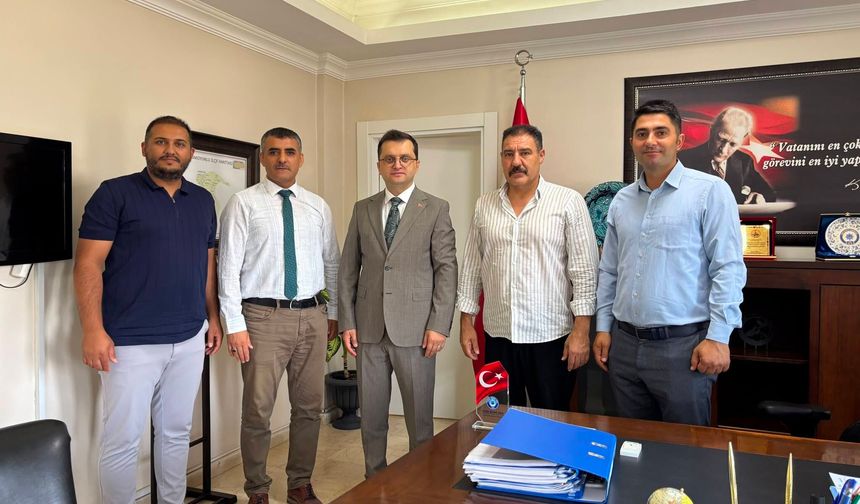 Karakoyunlu Kaymakamı İlhan Kayaş’a Sendikalardan "Hayırlı Olsun" Ziyareti