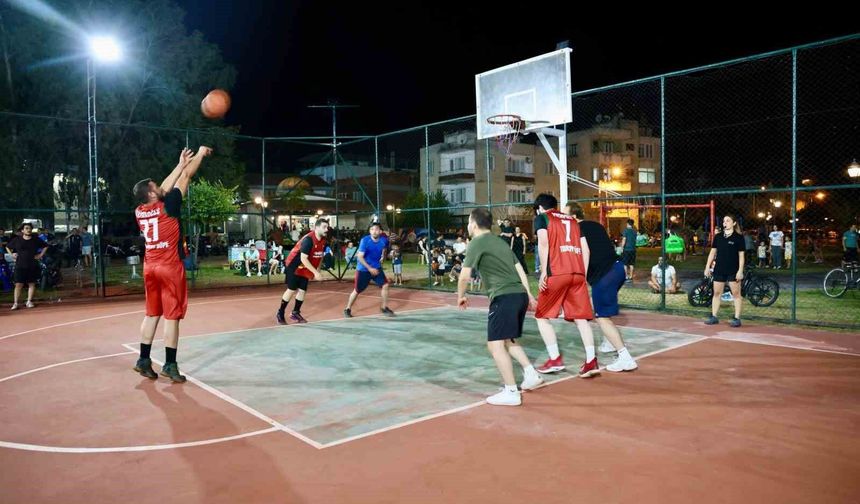 Çine'de Sokak Basketbol Turnuvası başladı