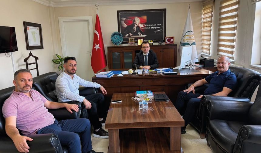 Karakoyunlu Kaymakamı İlhan Kayaş’a Hayırlı Olsun Ziyareti