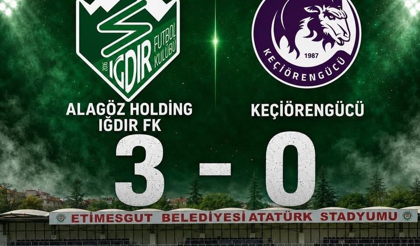 ALAGÖZ HOLDİNG IĞDIR FK, HAZIRLIK MAÇINDA KEÇİÖRENGÜCÜ’NÜ 3-0 MAĞLUP ETTİ