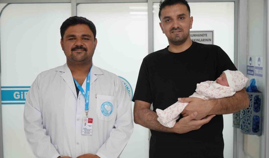 Normal doğum için 503 kilometre katetti
