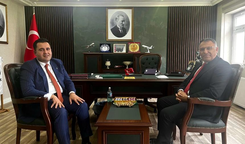 Rektör Gürel’den Vali Yardımcısı Ahmet Gökcecik’e Nezaket Ziyareti