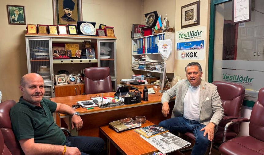 Küresel Gazeteciler Konseyi Başkanı Mehmet Ali Dim’den Gazetemize Ziyaret