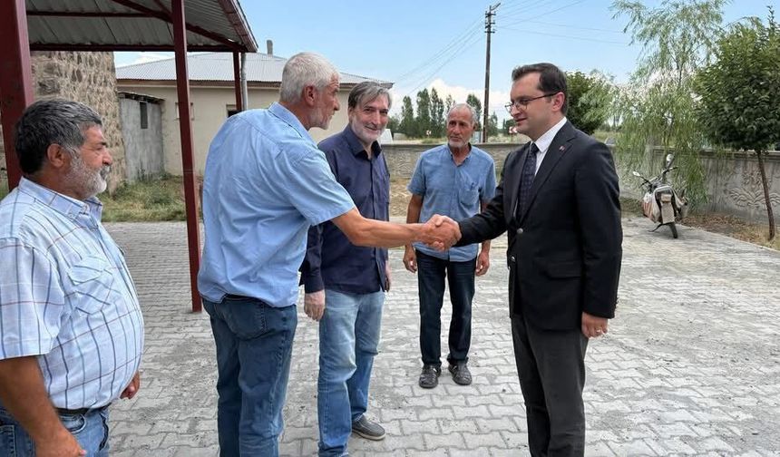 Karakoyunlu Kaymakamı Kayaş, Gökçeli, Bayatdoğanşalı ve Şıracı Köylerini Ziyaret Etti