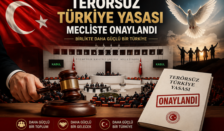 İletişim Başkanı Duran: '(Terörsüz Türkiye yasası) Kanun teklifinin 467 oyla kabul edilmesi, Terörsüz Türkiye hedefimiz doğrultusunda ortaya konulan iradenin göstergesidir'