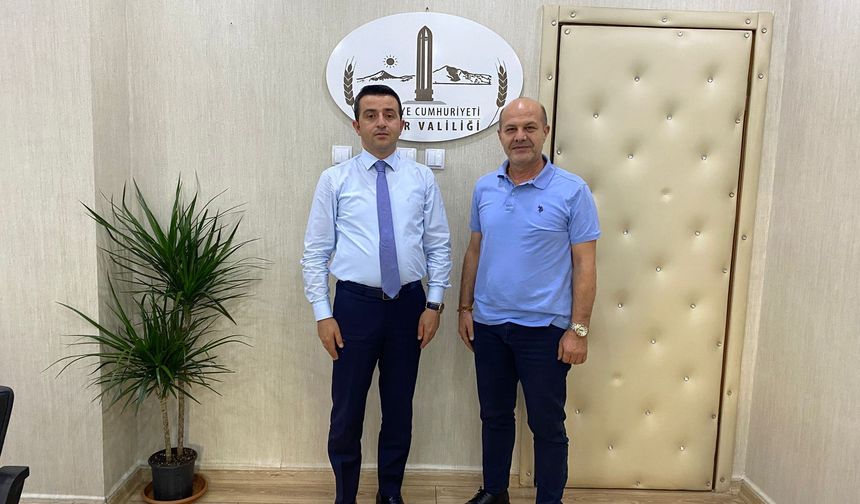 Vali Yardımcısı Burak Yılmaz’a Hoş Geldin Ziyareti