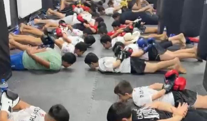 Yaycı Spor Kulübü Sporcularından Zorlu Muay Thai Eğitimi