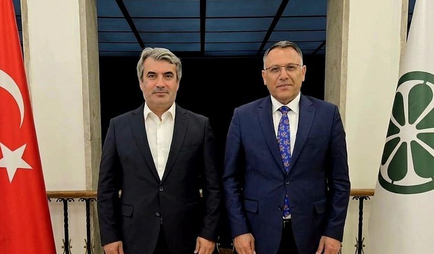 Rektör Gürel'den Türkşeker Genel Müdürü Şahin'e Ziyaret