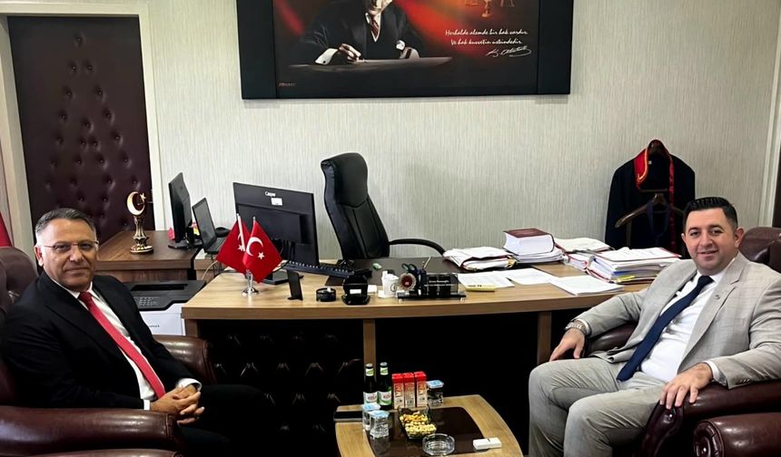 Rektör Gürel’den Iğdır 1. Ağır Ceza Mahkemesi Başkanı Tosunoğlu’na Ziyaret