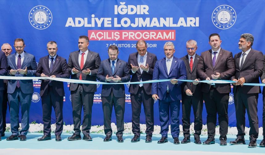 Bakan Gürlek, Adliye Lojmanlarının Açılışını Gerçekleştirdi