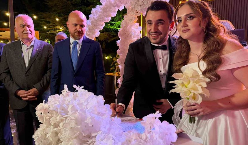Bilal Erdoğan nikah şahidi oldu: Genç çifte en az 3 çocuk tavsiyesinde bulundu
