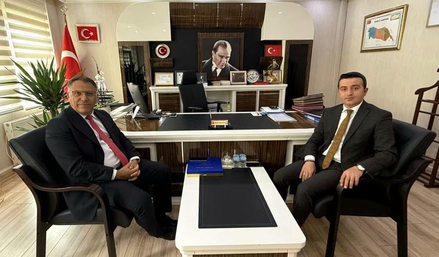 Rektör Gürel’den Vali Yardımcısı Burak Yılmaz’a Hayırlı Olsun Ziyareti