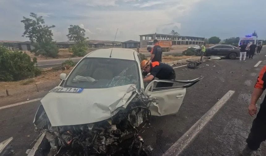 Elazığ'da trafik kazası: 2 yaralı