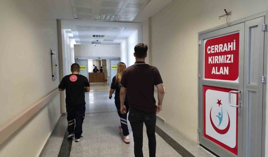 Elektrik akımına kapılan işçi yaralandı