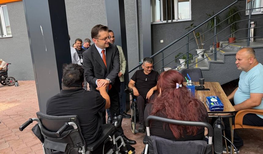 Kaymakam’dan Bakıma Muhtaç Kişilere Ziyaret