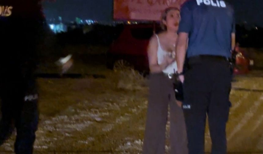 Stüdyo bahçesinde darp edilen kadını polis kurtardı