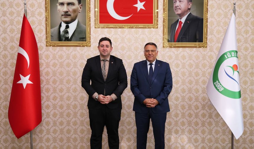 Iğdır 1. Ağır Ceza Mahkemesi Başkanı Tosunoğlu’ndan Rektör Gürel’e İade-i Ziyaret