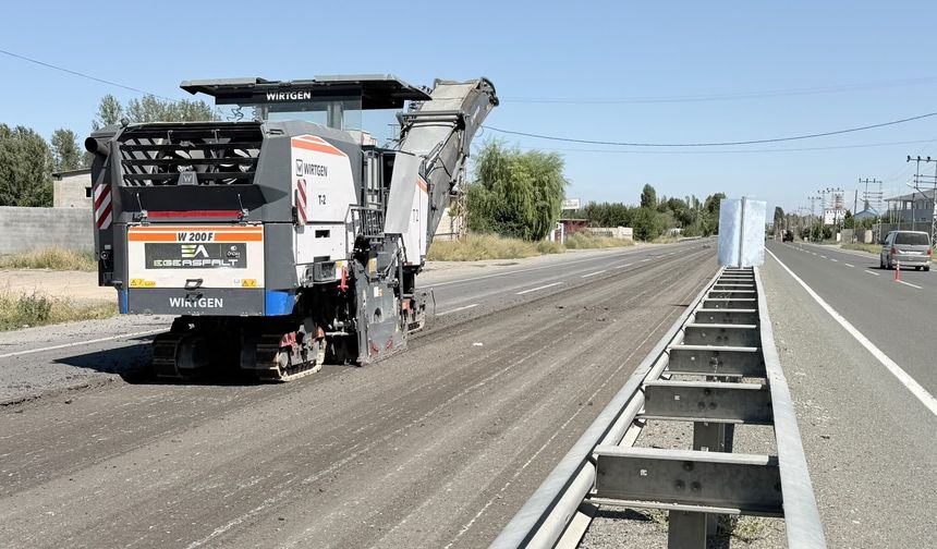 Melekli–Karakoyunlu Yolunda Asfalt Çalışmaları Başladı