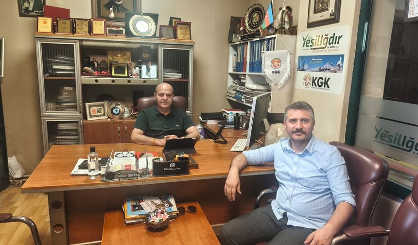 CHP İl Başkanı Halil İbrahim Artantaş’tan Gazetemize Ziyaret