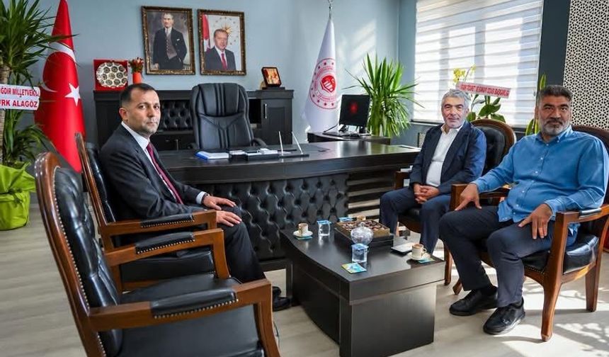 Alagöz’den Çevre Müdürüne Hayırlı Olsun Ziyareti