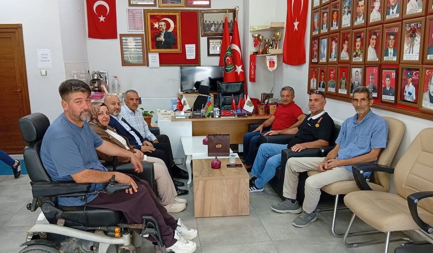 Başkan Kumtepe’den Şehit Aileleri Derneğine  Ziyaret