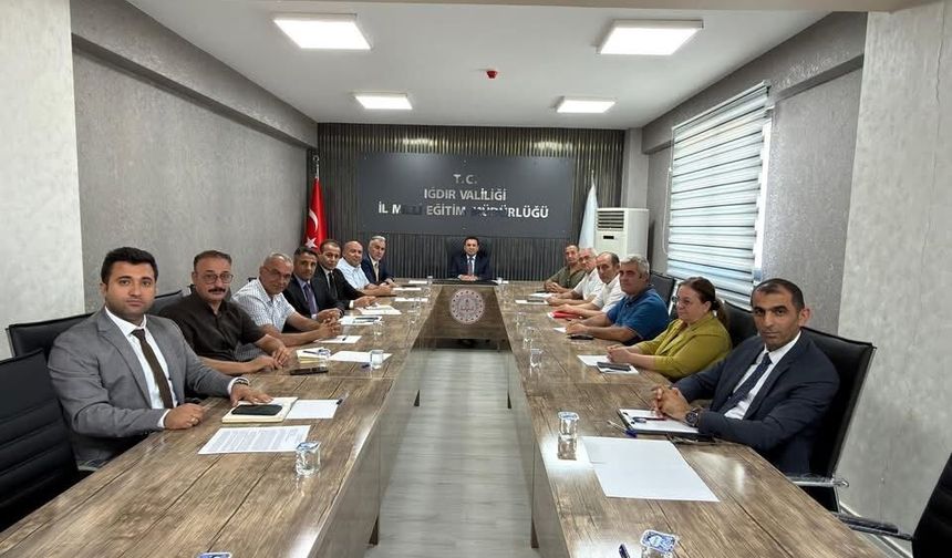 Iğdır Milli Eğitim Müdürlüğü Yeni Eğitim Yılına Hazırlanıyor