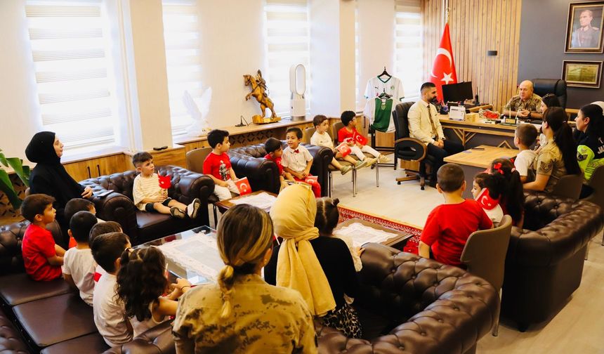 Anakucağı Kreş ve Anaokulundan 30 Ağustos Kapsamında Anlamlı Ziyaret