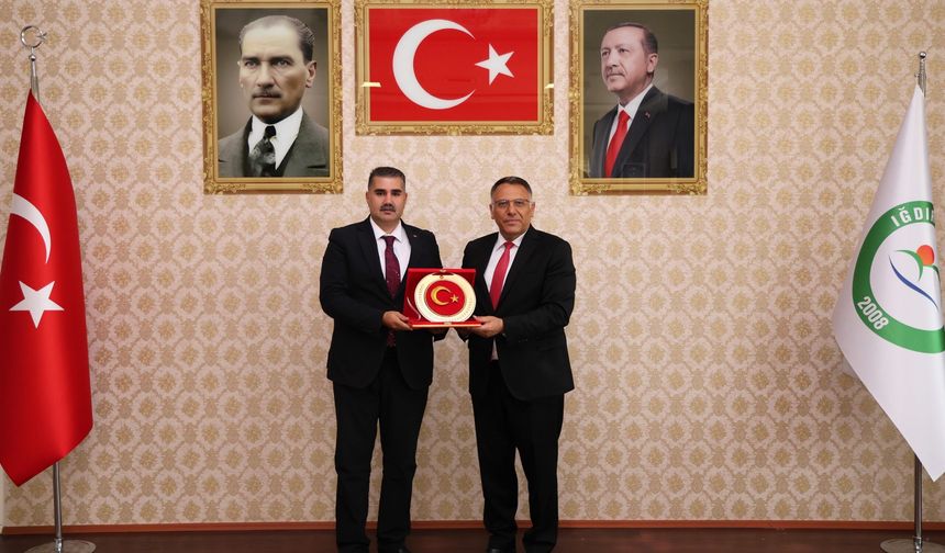 Iğdır Cumhuriyet Başsavcısı Meriç Dede’den Rektör Gürel’e Veda Ziyareti