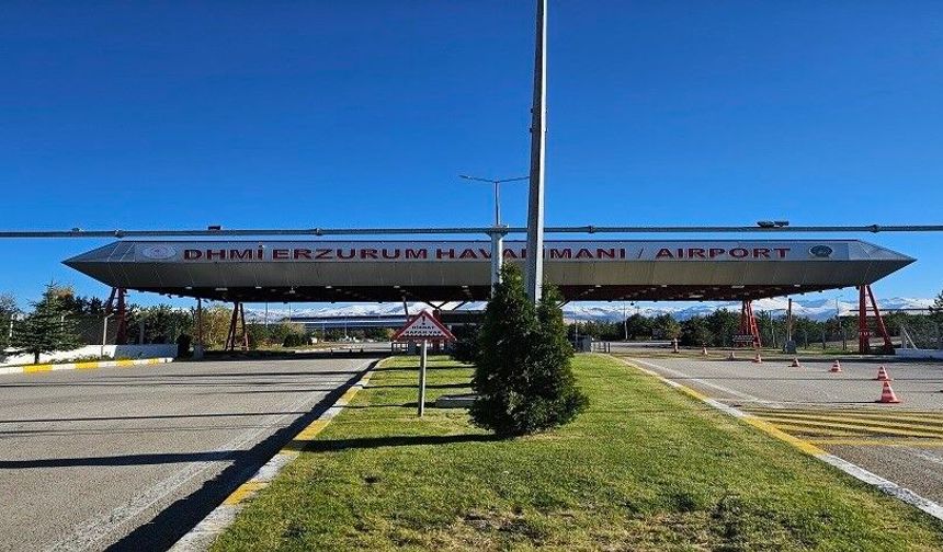 Ağustos ayında Erzurum Havalimanı'nda 106 bin 628 yolcuya hizmet verildi