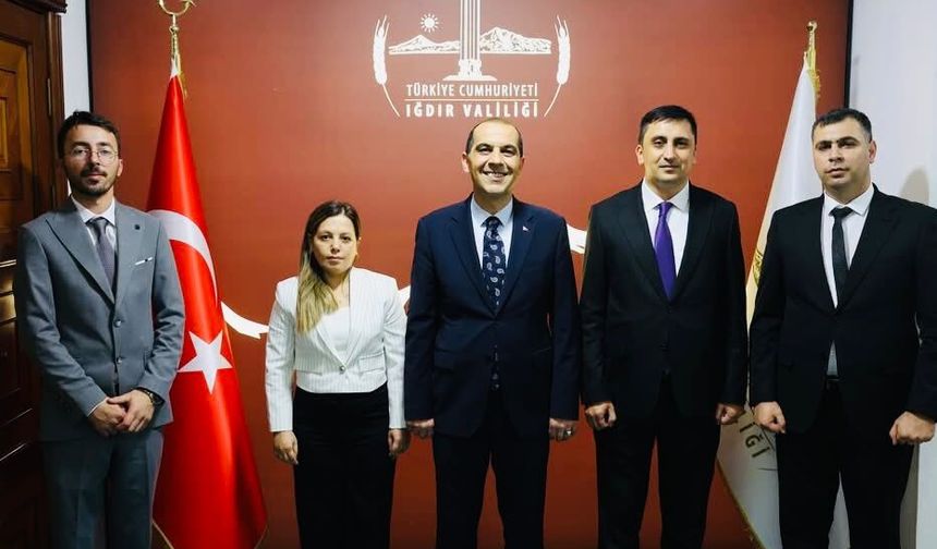 Azerbaycan Kars Başkonsolosu Goşgar Zeynalov’dan Vali M. Fırat Taşolar’a Ziyaret