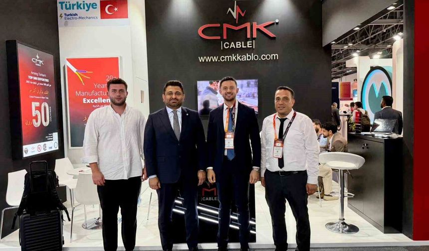 Denizli'de üretilen kablolar Dubai pazarında