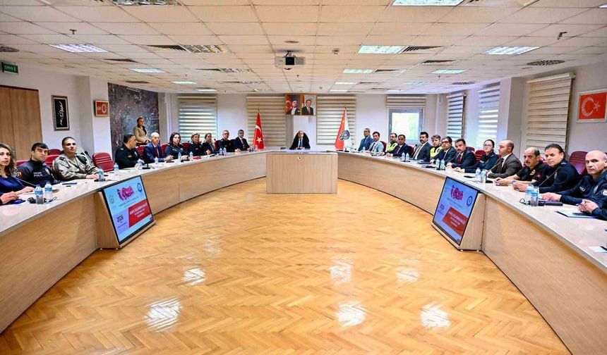 Eskişehir'de emniyetin asayiş ve güvenlik toplantısı
