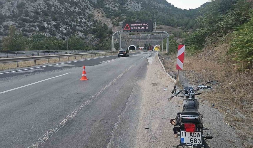 Motosiklet kazası: 1 yaralı