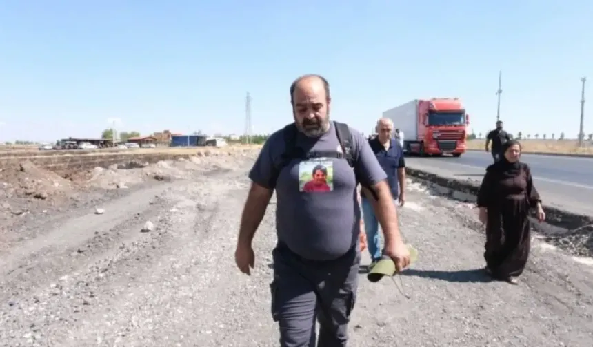 Narin Güran’ın Babası Diyarbakır’dan Ankara’ya Yürüyor