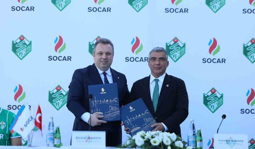 SOCAR Türkiye, Alagöz Holding Iğdır FK arasındaki sponsorluk anlaşması 1 yıl daha uzatıldı