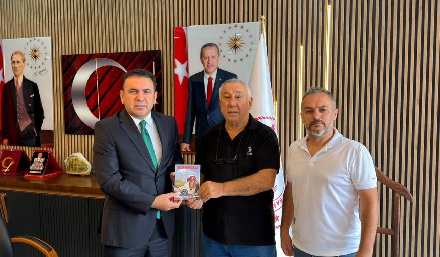 ÜNSAL’DAN MİLLİ EĞİTİM MÜDÜRÜ EKİZ’E HAYIRLI OLSUN ZİYARETİ