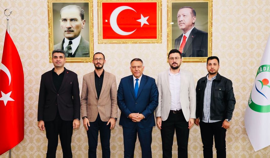 Iğdır İnşaat Mühendisleri Odası’ndan Rektör’e Ziyaret