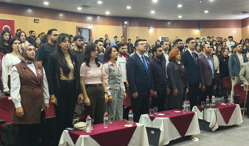 Iğdır Üniversitesinde "Meme Kanseri Farkındalık Ayı" Konferansı Düzenlendi