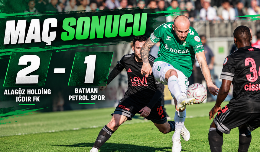 Alagöz Holding Iğdır FK - 2, Batman Petrol Spor - 1