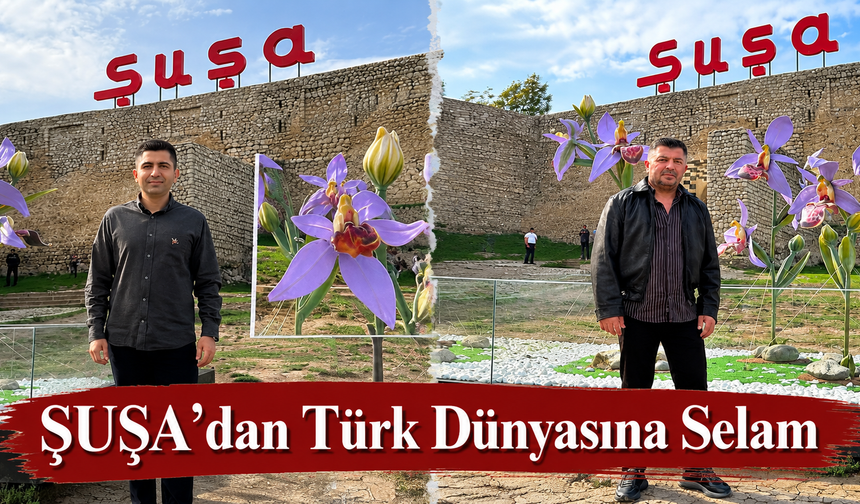 Basın Müdürü Taşkınsu ve Gazeteci Aydın Şuşa’da