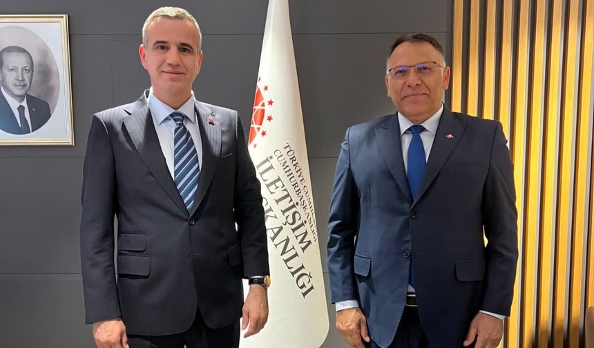 Rektör Gürel’den İletişim Başkan Yardımcısı Pirinççi’ye Ziyaret